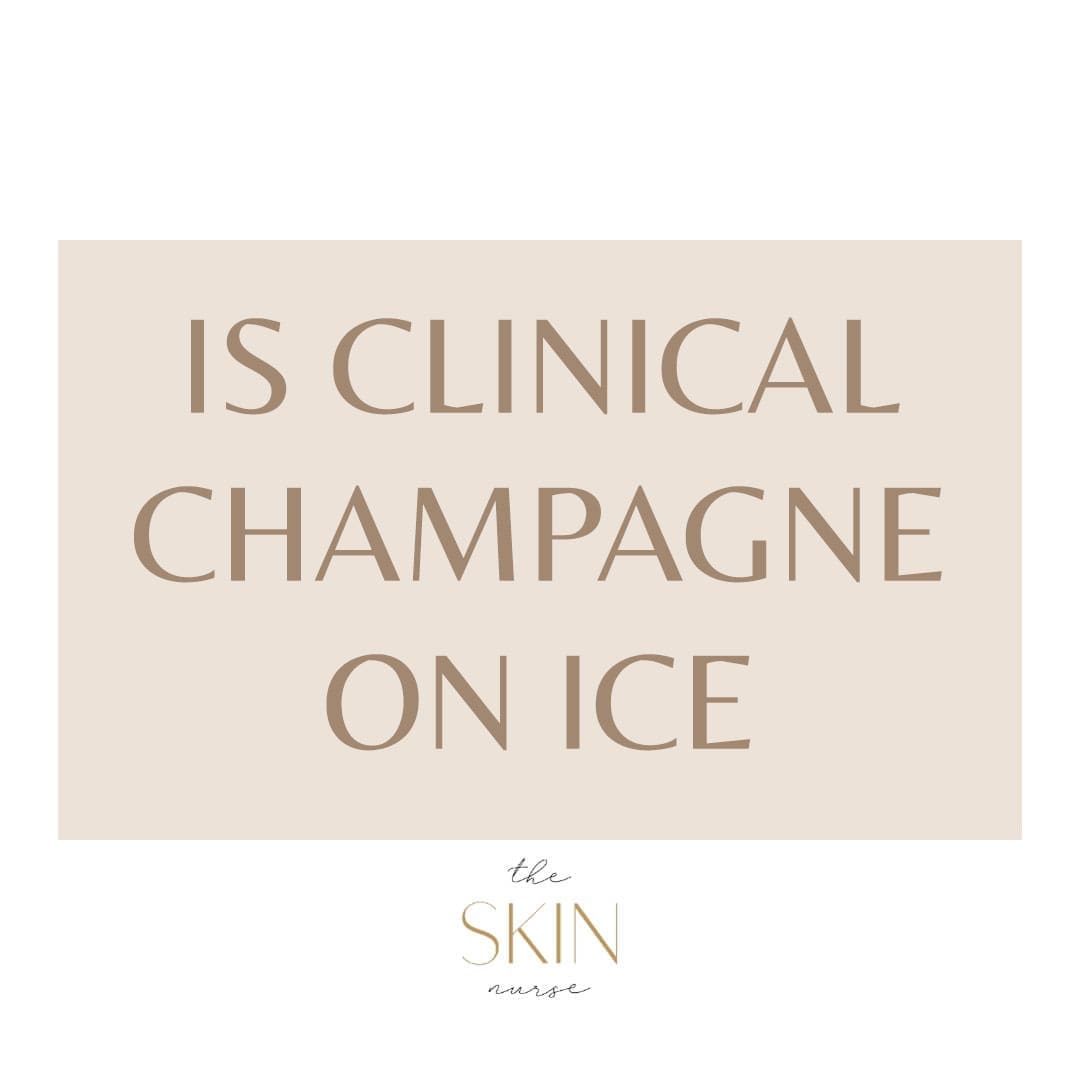 IS Clinical Champagne on Ice Treatment The Skin Nurse Perth