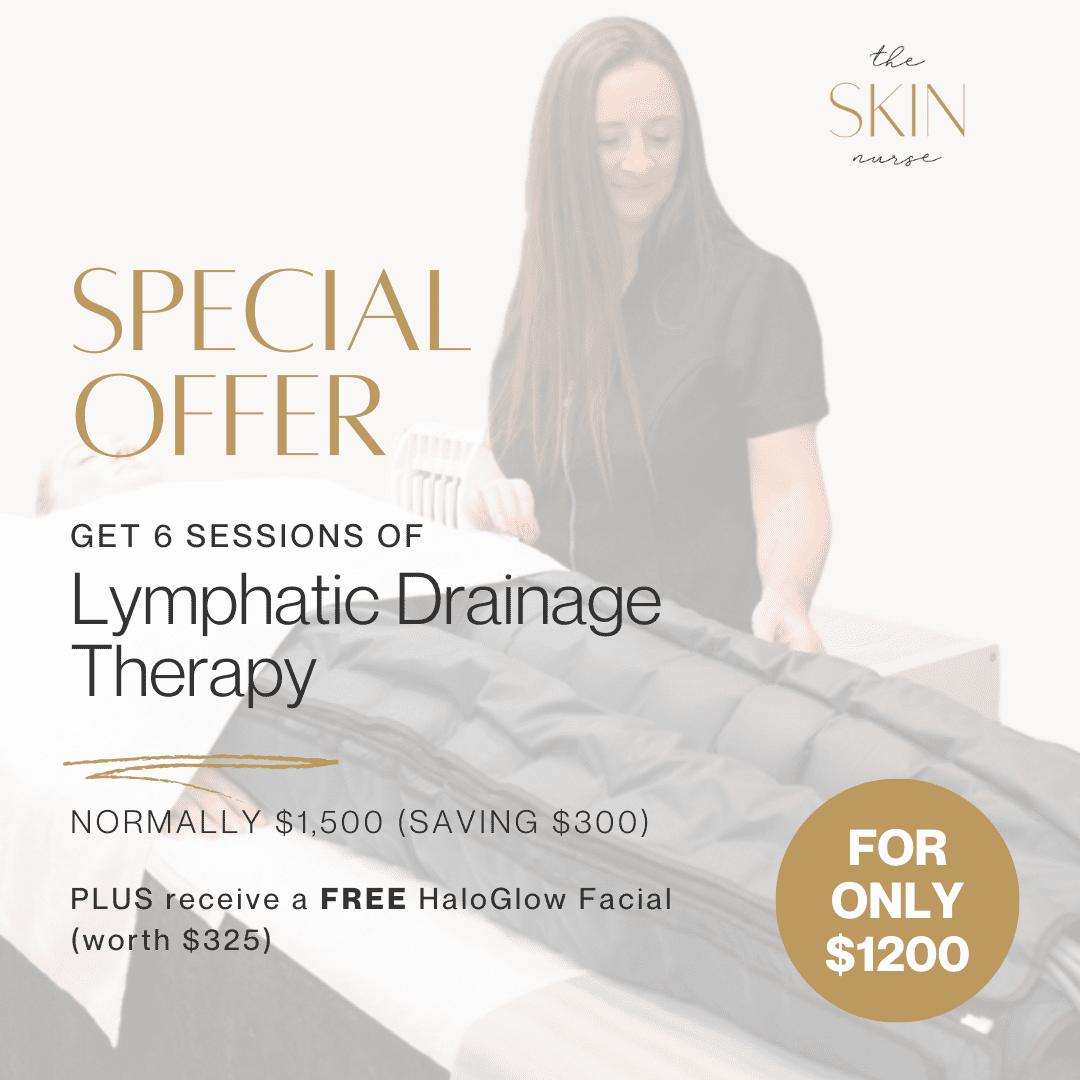 Lymphatic Drainage Therapy OFFER, Free HaloGlow Skin Treatment